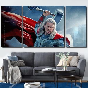 Chris Hemsworth Thor Avengers 3 Panels Paint By Numbers