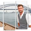 Chris Hemsworth Sydney Harbour Bridge 4 Panels Paint By Numbers