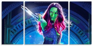 Gamora 3 Panels Paint By Numbers