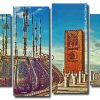 Hassan Tower Rabat 4 Panels Paint By Numbers