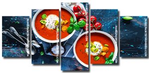 Herby Tomato Soup 5 Panels Paint By Numbers