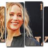 Jennifer Lawrence 4 Panels Paint By Numbers