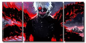 Ken Tokyo Ghoul 3 Panels Paint By Numbers