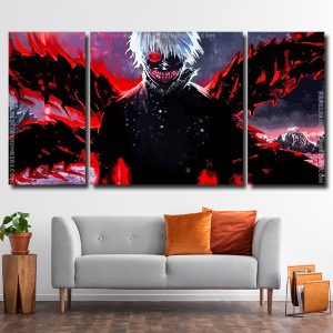 Ken Tokyo Ghoul 3 Panels Paint By Numbers