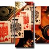 Kings Playing Cards 5 Panels Paint By Numbers