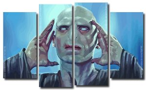 Lord Voldemort 4 Panels Paint By Numbers