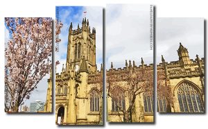 Manchester Cathedral 4 Panels Paint By Numbers