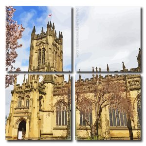 Manchester Cathedral Square Panels Paint By Numbers