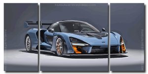 McLaren Sport Car 3 Panels Paint By Numbers