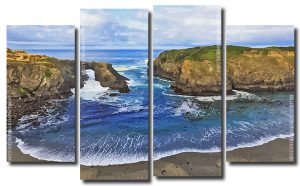 Mendocino Headlands State Park 4 Panels Paint By Numbers