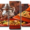 Moroccan Tagine 5 Panels Paint By Numbers