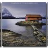 Norwegian Cabin By Lake 3 Panels Paint By Numbers