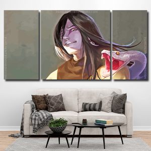 Orochimaru Anime 3 Panels Paint By Numbers