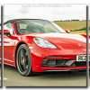 Red Porsche 718 Boxster 3 Panels Paint By Numbers