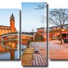 Rochdale Canal Manchester 5 Panels Paint By Numbers