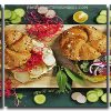 Sandwiches On vegan Style Bread 3 Panels Paint By Numbers