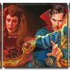 Scarlet Witch and Dr Strange 3 Panels Paint By Numbers