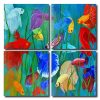 Siamese Fighting Fish Square Panels Paint By Numbers