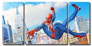 Spider Man 3 Panels Paint By Numbers