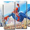 Spider Man 4 Panels Paint By Numbers