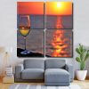 Sunset Glass Art Square Panels Paint By Numbers