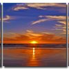 Sunset Time Art 3 Panels Paint By Numbers