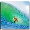 Surfing Teal Sea 3 Panels Paint By Numbers