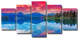 Tatras Mountains National Park 5 Panels Paint By Numbers