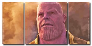 Thanos 3 Panels Paint By Numbers