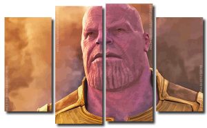 Thanos 4 Panels Paint By Numbers