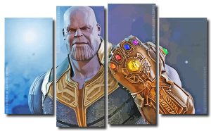 Thanos Marvel 4 Panels Paint By Numbers