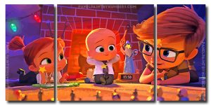 The Boss Baby 3 Panels Paint By Numbers