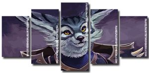 Velox The Vulpera 5 Panels Paint By Numbers