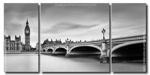 Westminster Bridge 3 Panels Paint By Numbers