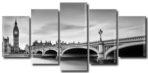 Westminster Bridge 5 Panels Paint By Numbers