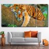 Wild Tiger Art 3 Panels Paint By Numbers