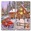 Winter Christmas Square Panels Paint By Numbers