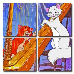 Aesthetic The Aristocats Square Panels Paint By Numbers