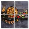 Aesthetic Pasta Food Square Panels Paint By Numbers