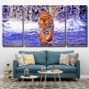 Bengal Tiger 3 Panels Paint By Numbers