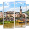 Cochem Town Germany 4 Panels Paint By Numbers