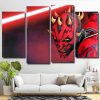 Darth Maul 4 Panels Paint By Numbers