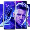 Hawkeye Endgame 4 Panels Paint By Numbers