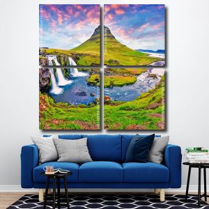 Kirkjufell Mountain Iceland Square Panels Paint By Numbers