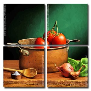 Kitchen Still Life Square Panels Paint By Numbers