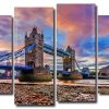 London Bridge 4 Panels Paint By Numbers