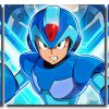 Mega Man Anime 3 Panels Paint By Numbers