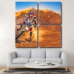 Motocross Race Square Panels Paint By Numbers