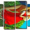 Musician Angel 4 Panels Paint By Numbers