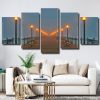 Piers Lamps 5 Panels Paint By Numbers